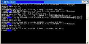 FST Servers Disk I/O test