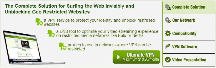 IBVPN - invisible browsing VPN services