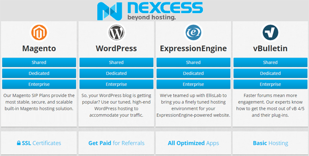 Nexcess Review - Web hosting providers for Magento, WordPress, Expression Engine, VBulletin and more
