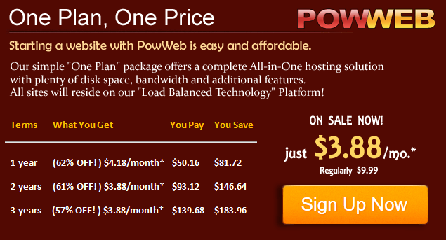 PowWeb.com - Affordable web hosting providers
